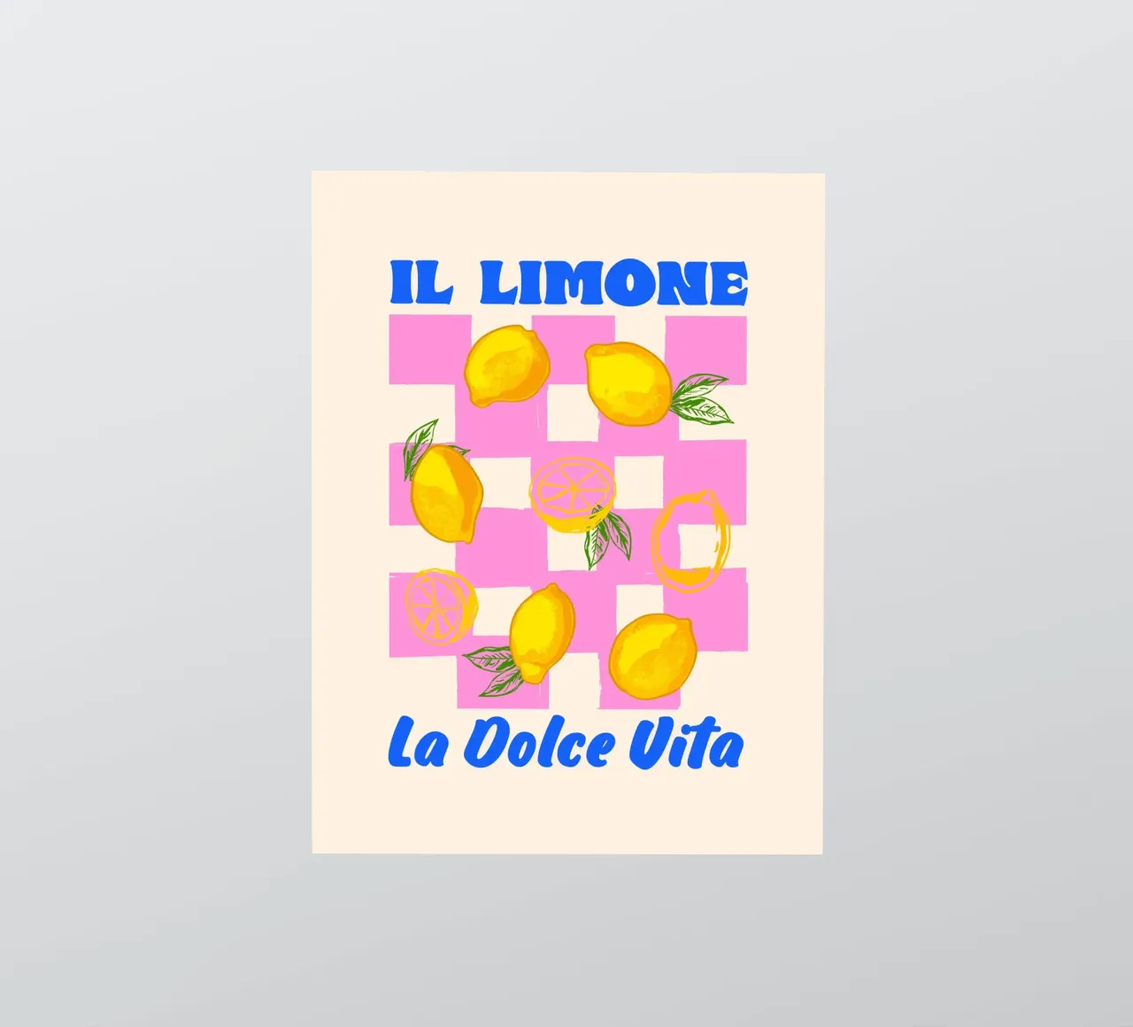 Das La Dolce Vita Zitrone Retro Sticker von EDMPROJECT