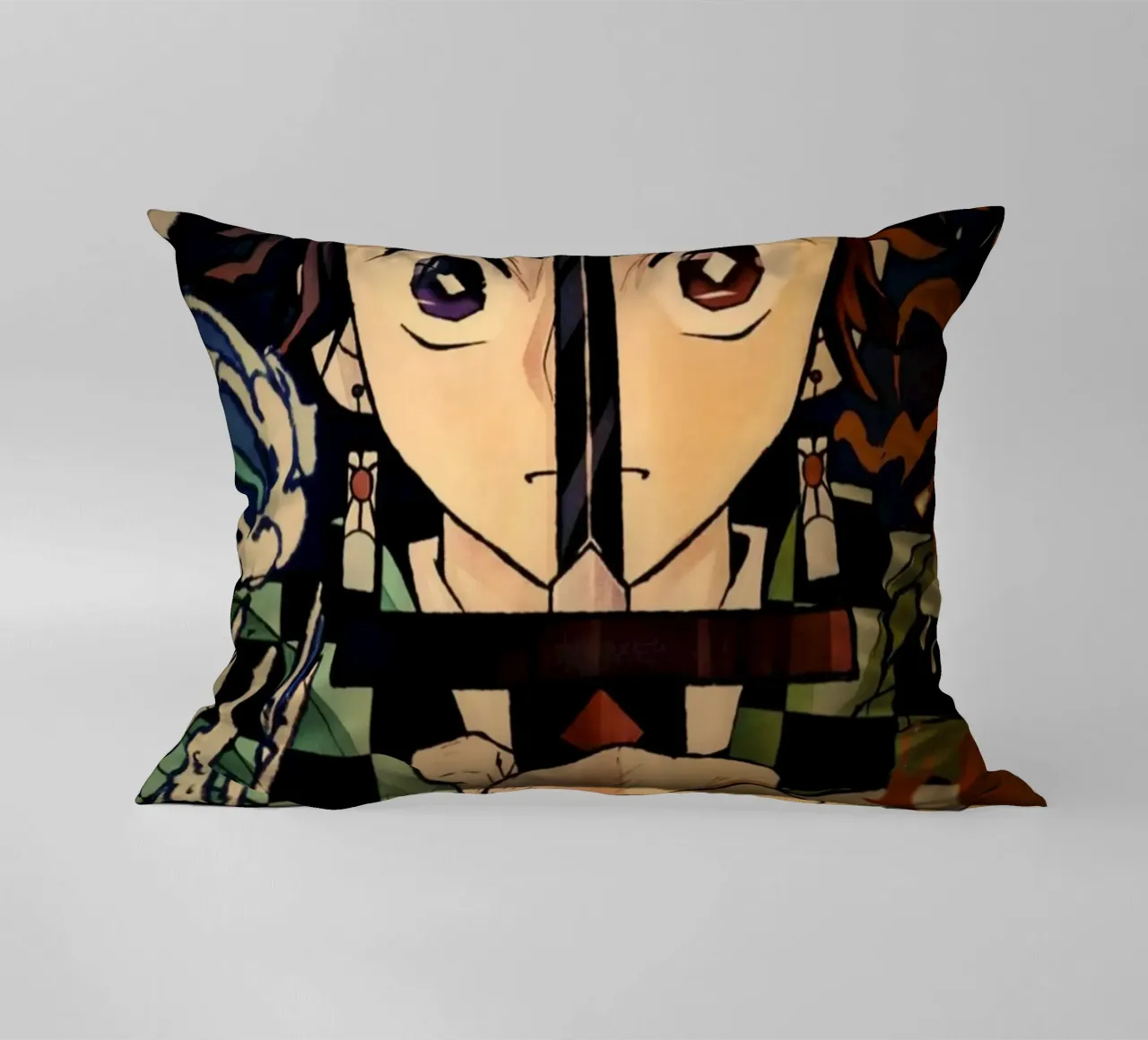 Demon Slayer decorative cushion by Lembayung art