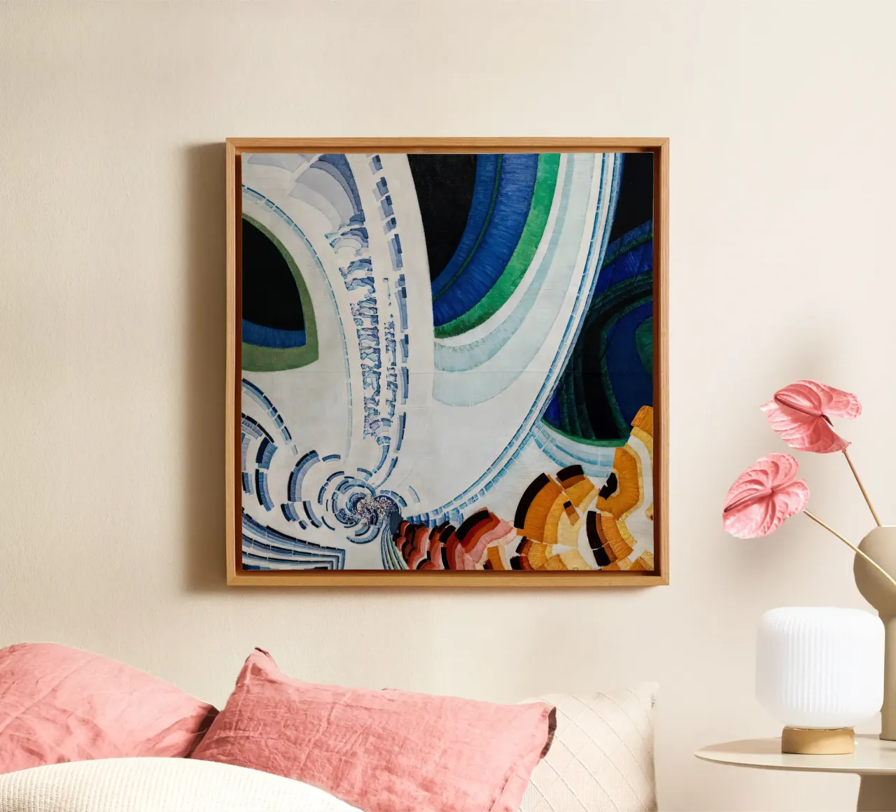 Lignes animees, 1920 canvas by martina