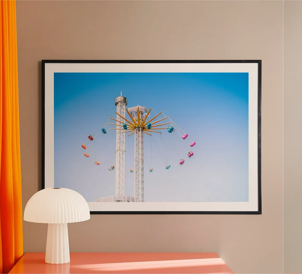 Cavalcata del cielo di cotone poster da StillVibe Home