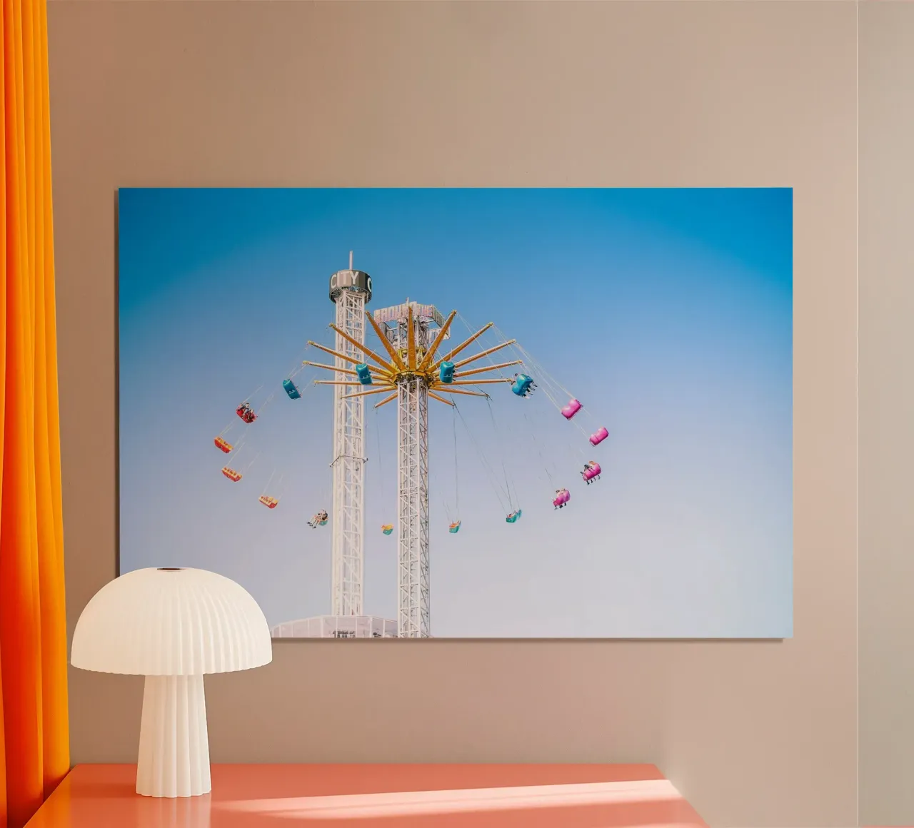 Cavalcata del cielo di cotone poster da StillVibe Home