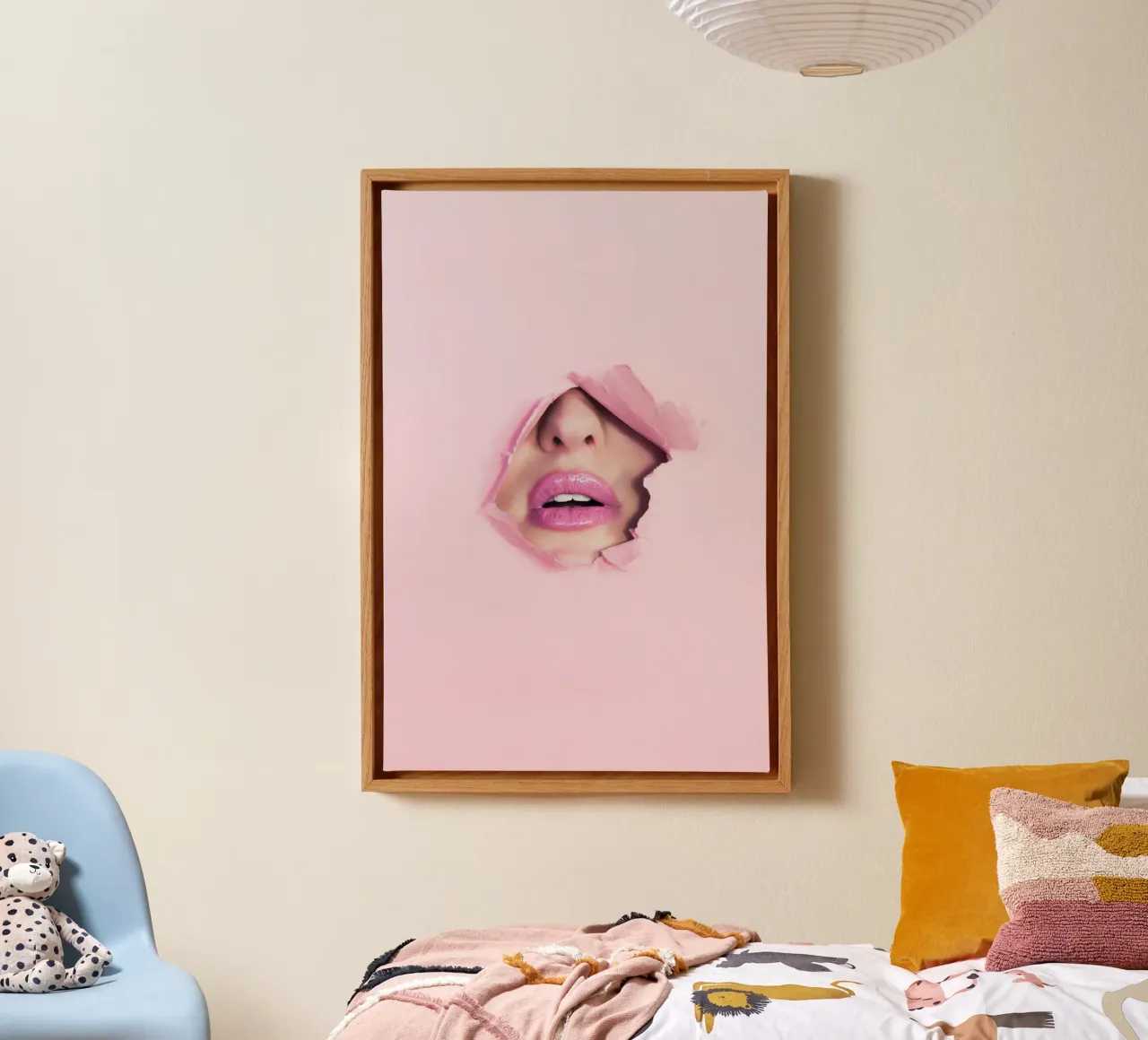 Sfondamento pop tela con Cornice a cassetta da StillVibe Home