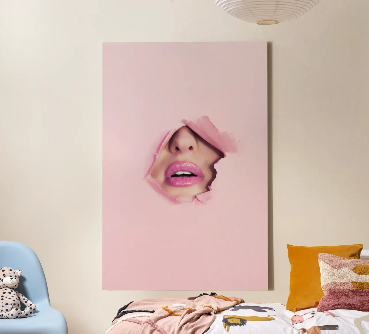 Sfondamento pop tela con Cornice a cassetta da StillVibe Home
