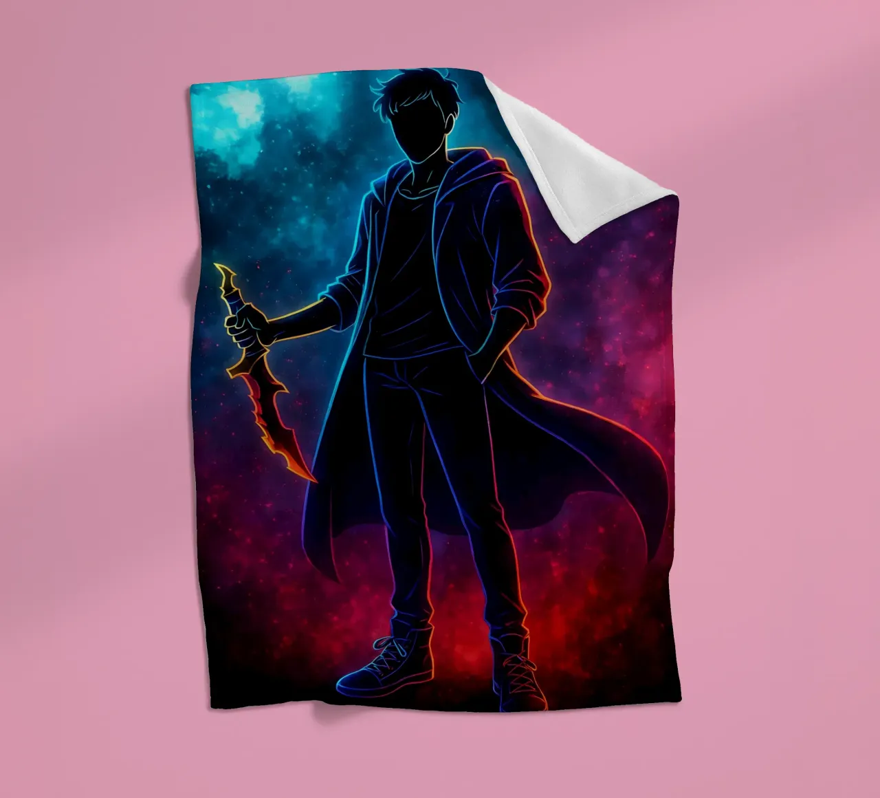Soul Of Solo Leveling Sung Jin Woo Fleecedecke von DGSoulheroes
