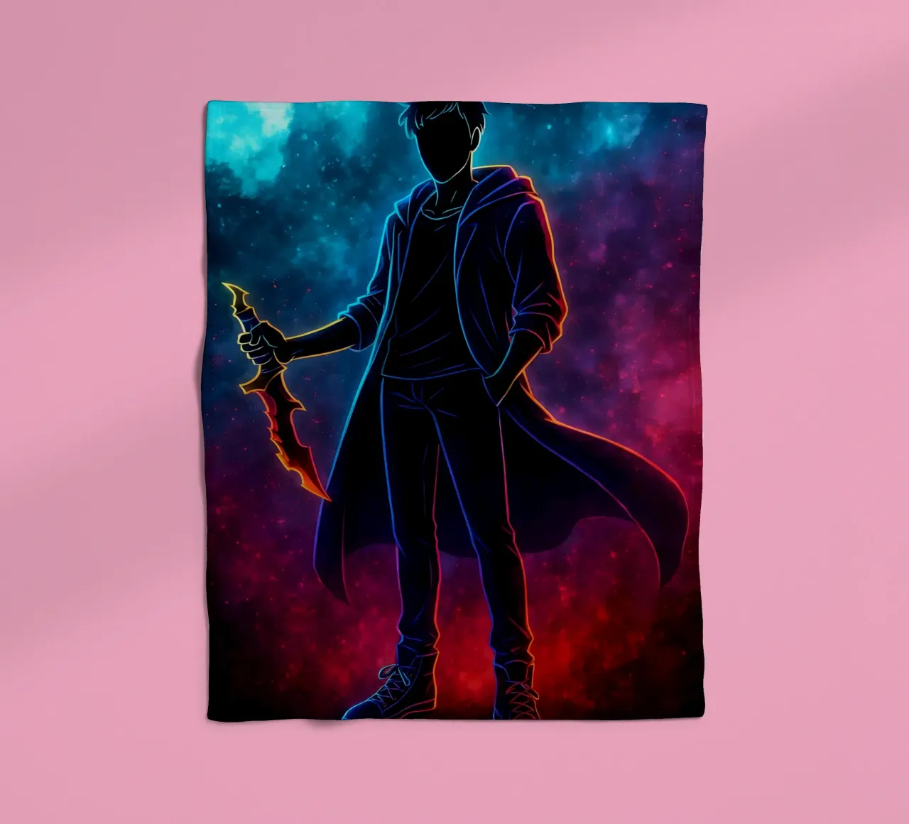 Soul Of Solo Leveling Sung Jin Woo Fleecedecke von DGSoulheroes