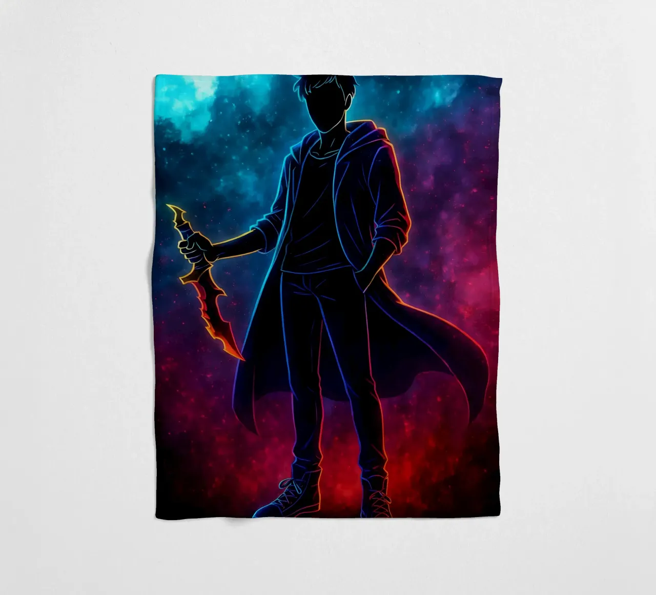 Soul Of Solo Leveling Sung Jin Woo Fleecedecke von DGSoulheroes