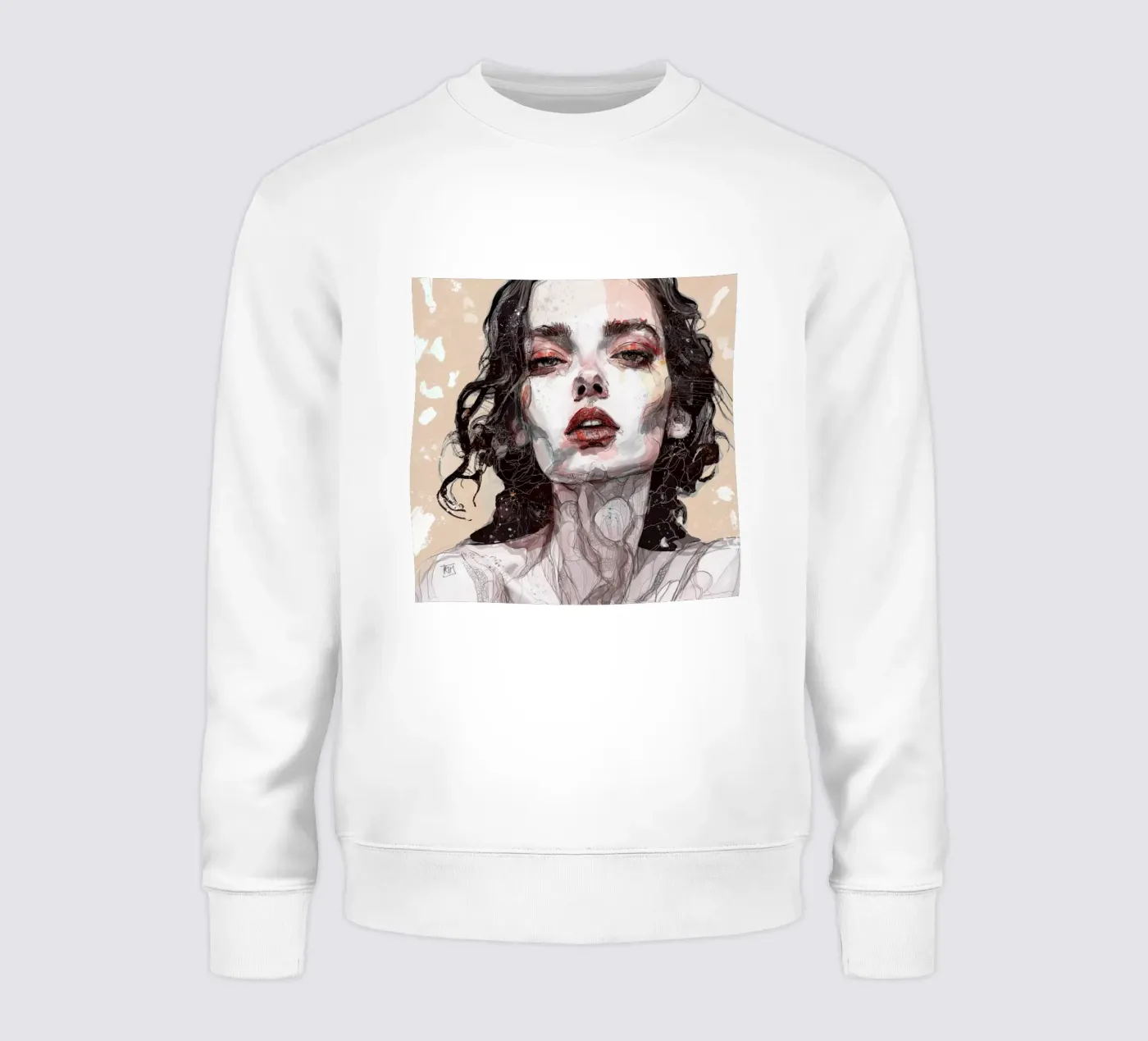 n u d e sweatshirt van Giulio Iurissevich