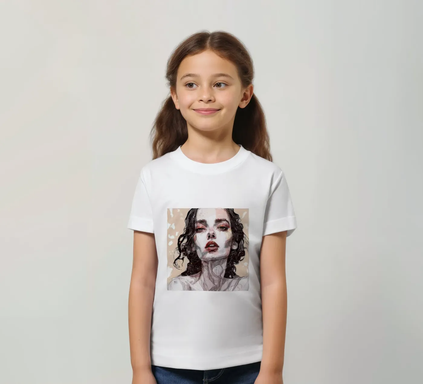 n u d e kinder t-shirt van Giulio Iurissevich