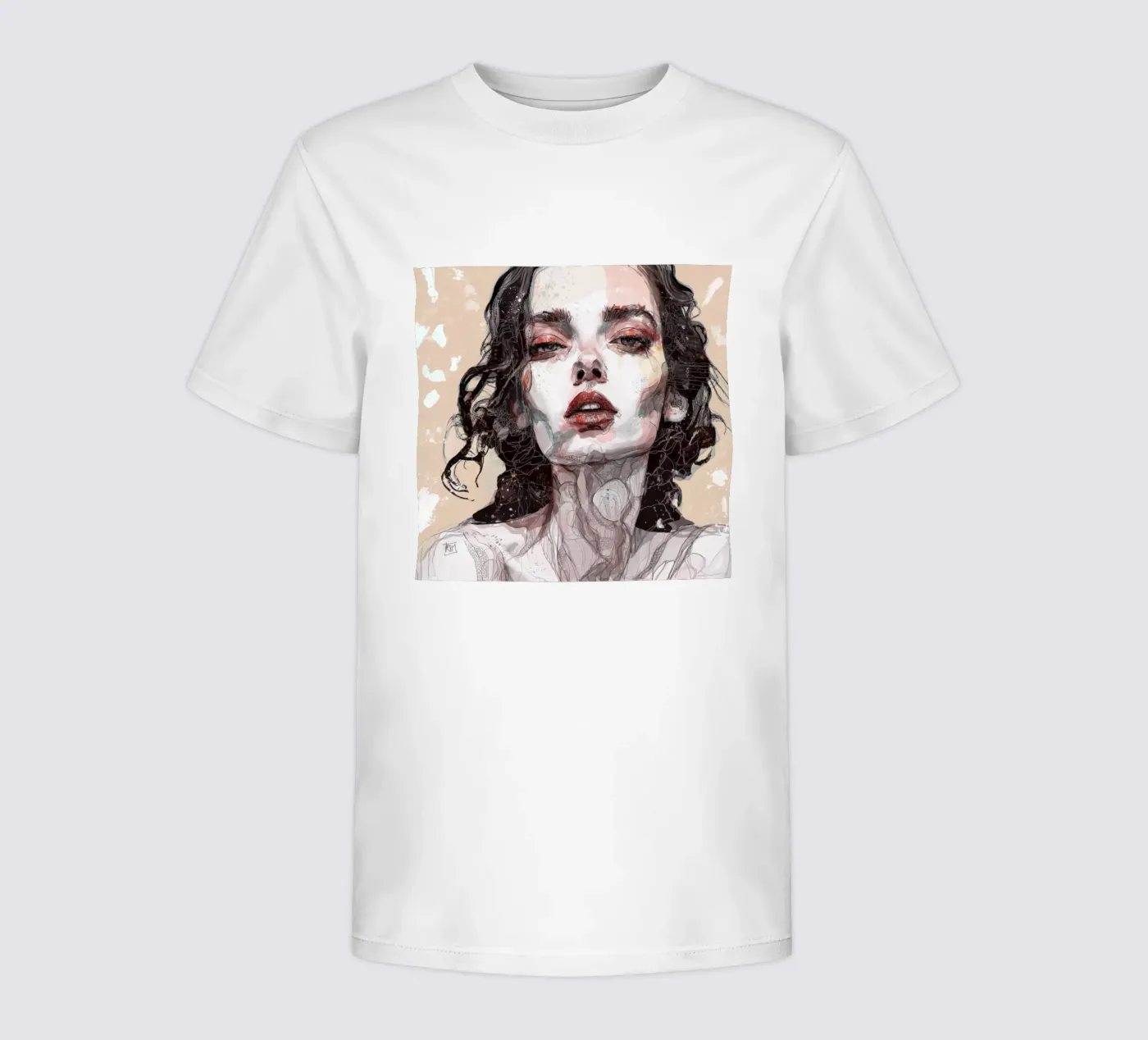 n u d e kinder t-shirt van Giulio Iurissevich