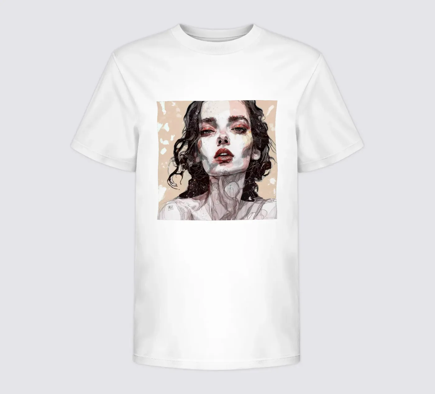 n u d e kinder t-shirt van Giulio Iurissevich