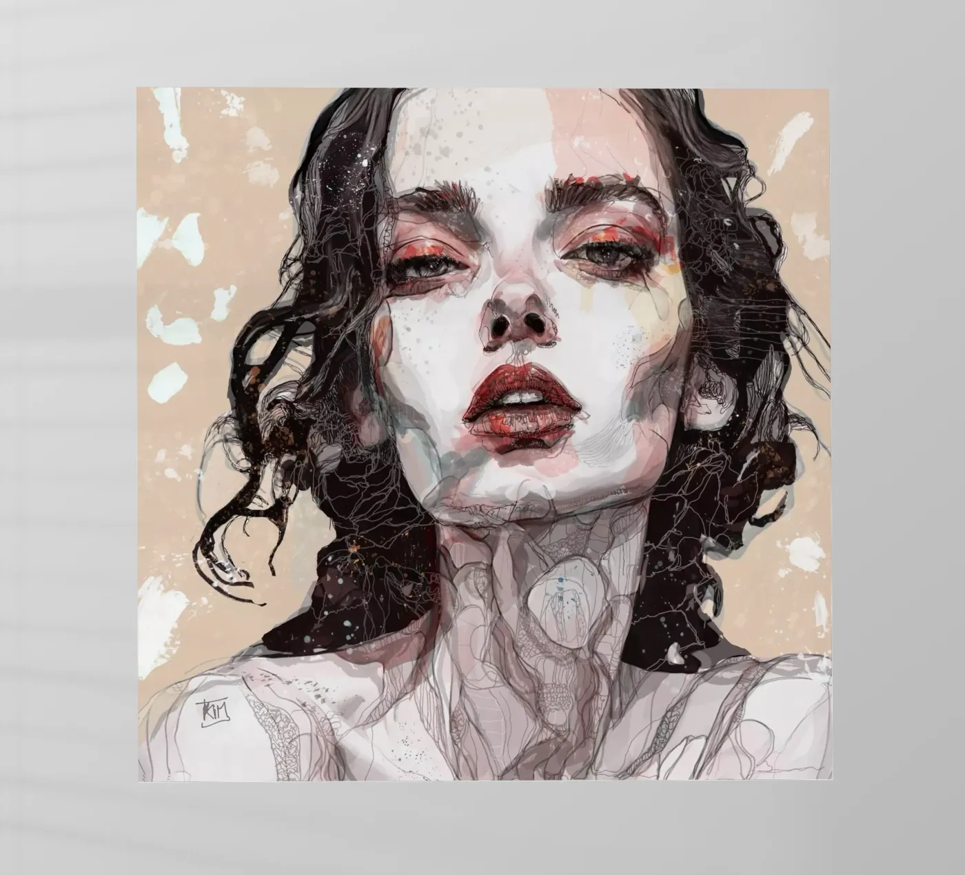 n u d e Backlit Folie von Giulio Iurissevich