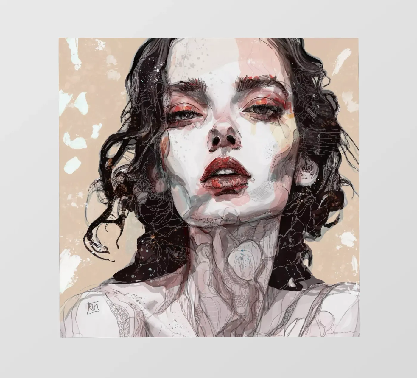 n u d e Backlit Folie von Giulio Iurissevich