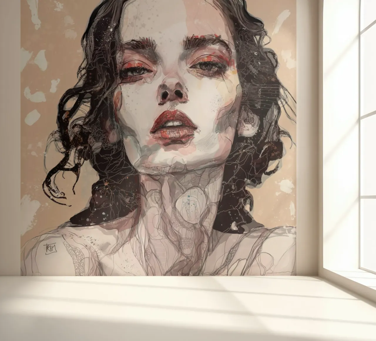 n u d e fotobehang van Giulio Iurissevich