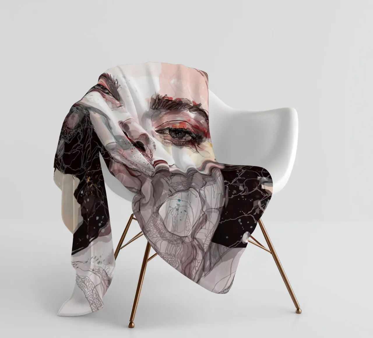 n u d e Fleecedecke von Giulio Iurissevich