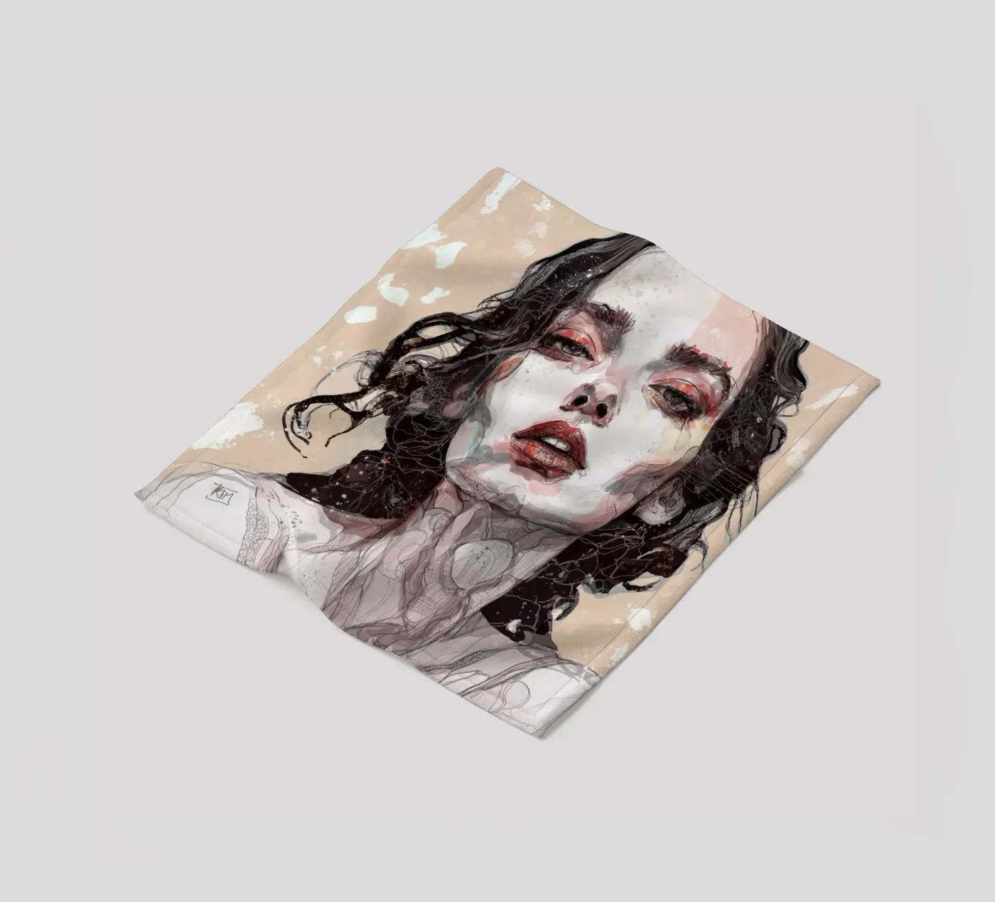 n u d e plaid polaire de Giulio Iurissevich