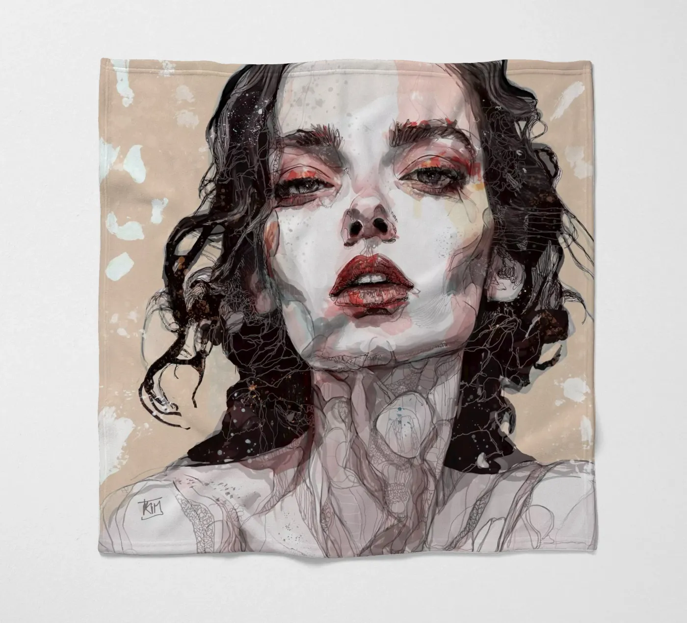 n u d e plaid polaire de Giulio Iurissevich