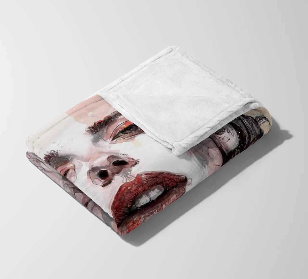 n u d e Fleecedecke von Giulio Iurissevich