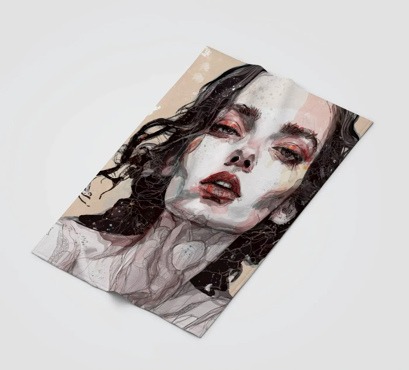 n u d e plaid polaire de Giulio Iurissevich