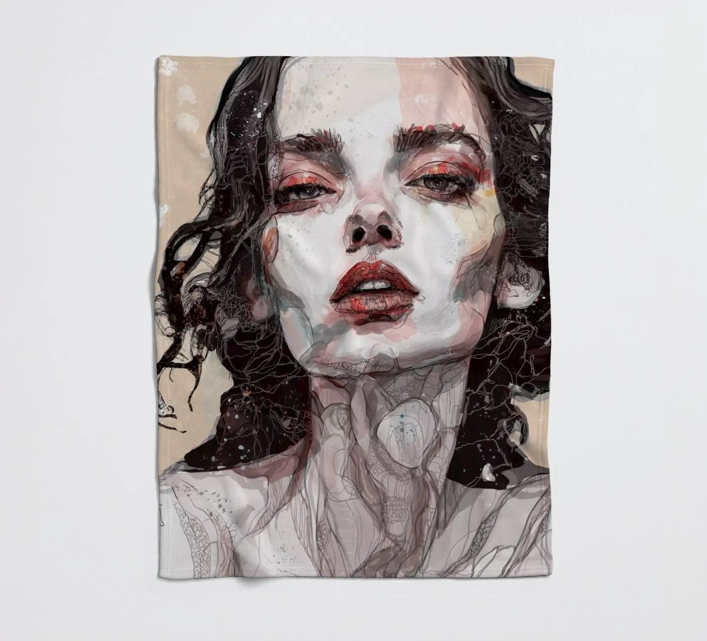 n u d e plaid polaire de Giulio Iurissevich