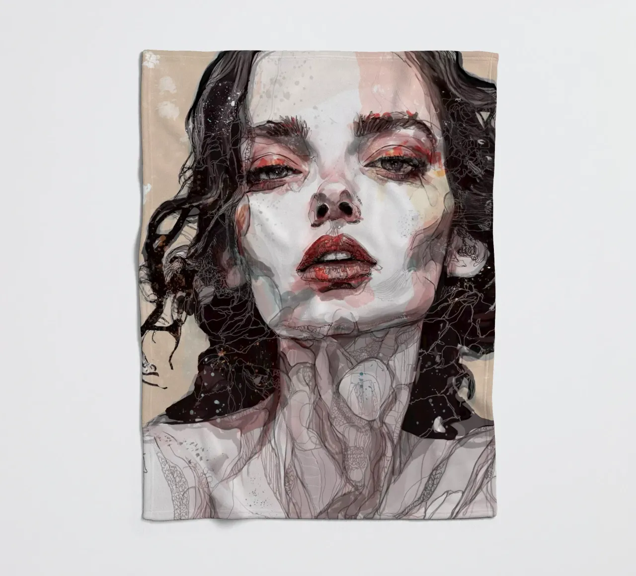 n u d e Fleecedecke von Giulio Iurissevich