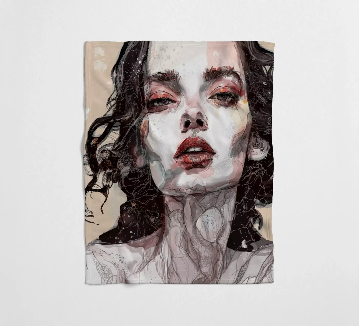 n u d e plaid polaire de Giulio Iurissevich