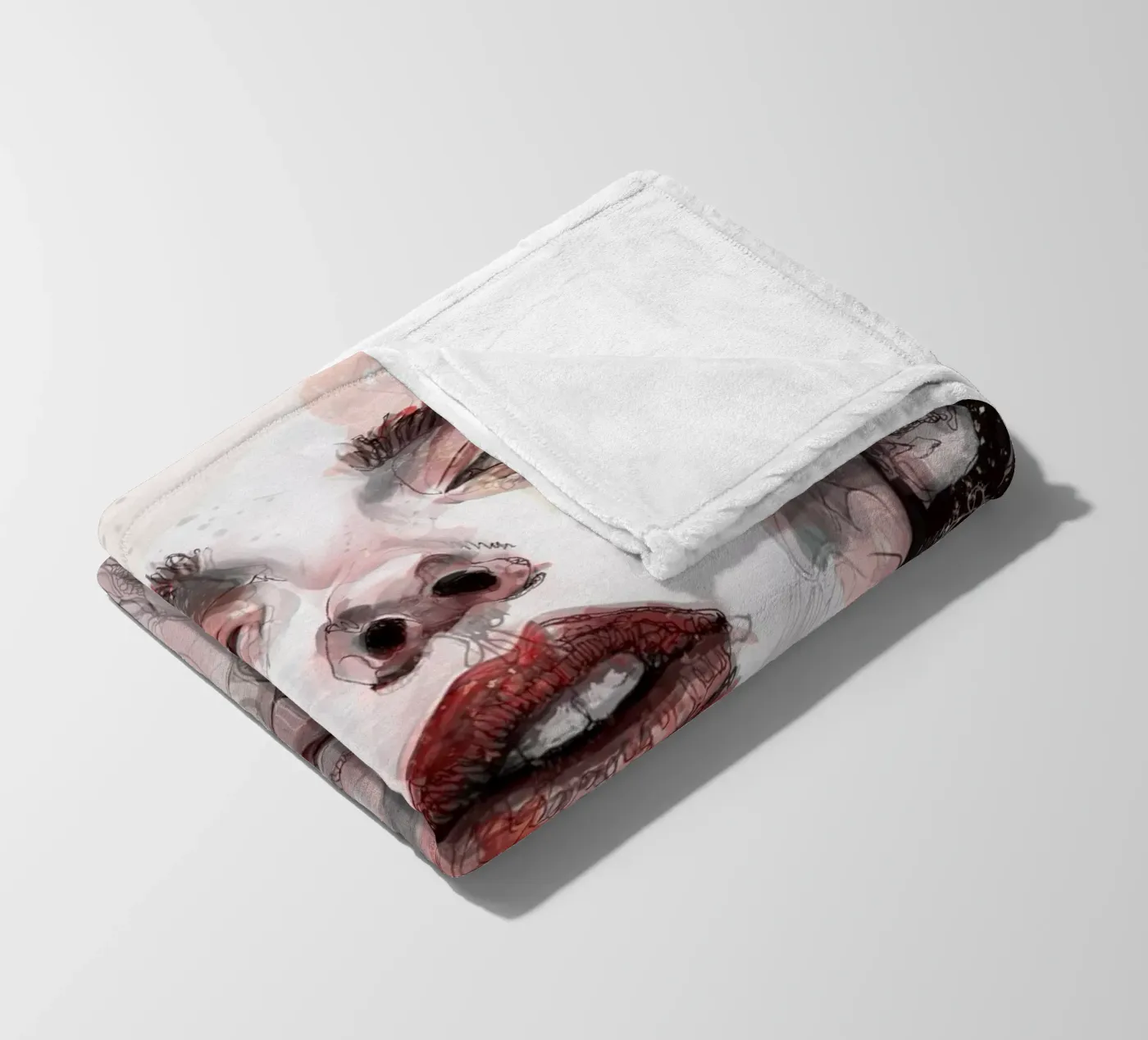 n u d e plaid polaire de Giulio Iurissevich