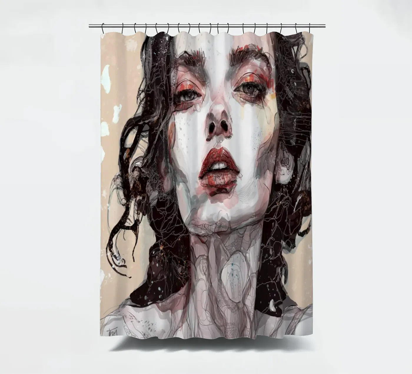 n u d e douchegordijn van Giulio Iurissevich