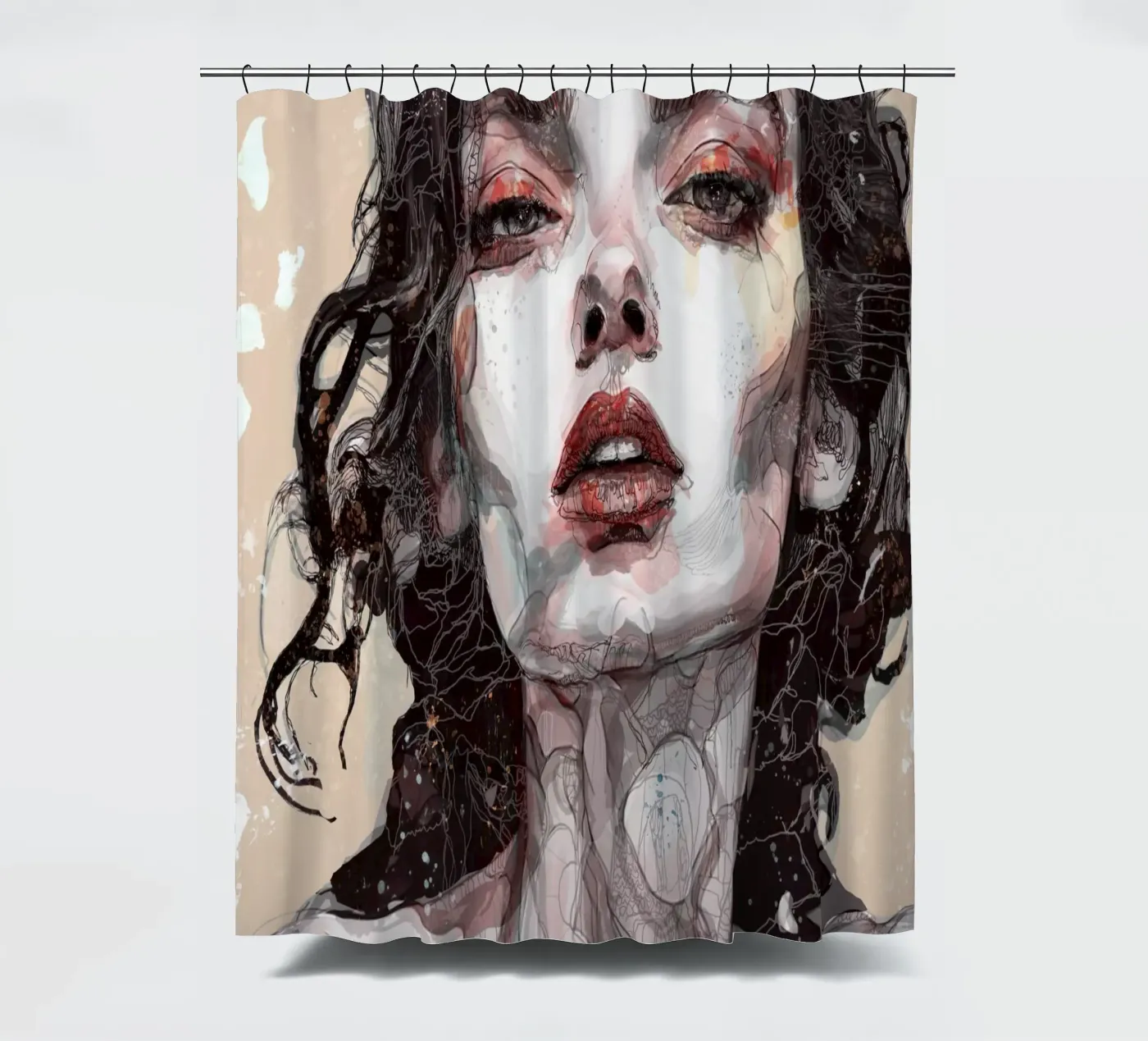 n u d e douchegordijn van Giulio Iurissevich