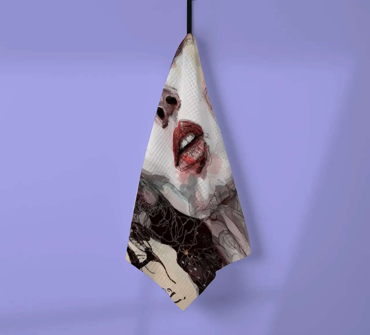 n u d e Geschirrtuch von Giulio Iurissevich