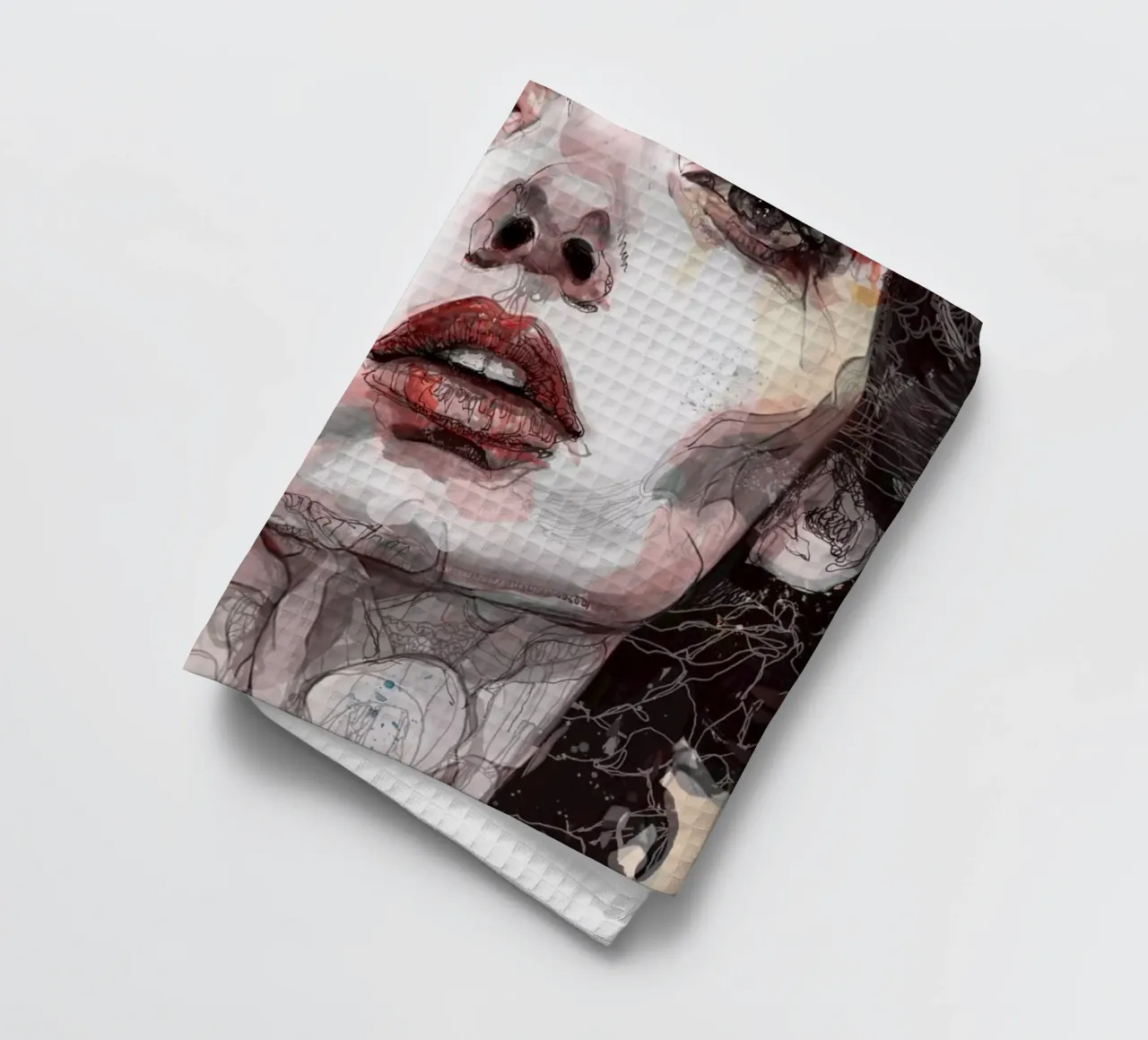 n u d e Geschirrtuch von Giulio Iurissevich