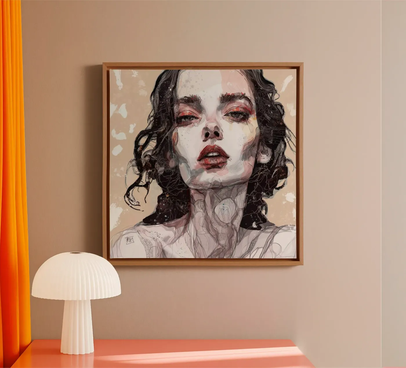 n u d e canvas van Giulio Iurissevich