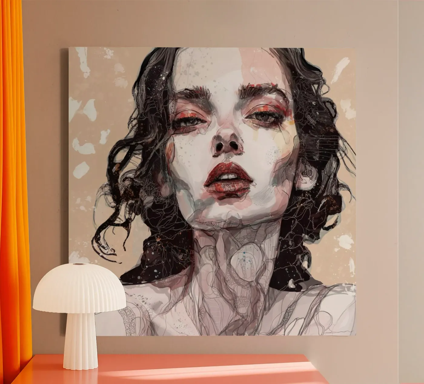 n u d e canvas van Giulio Iurissevich