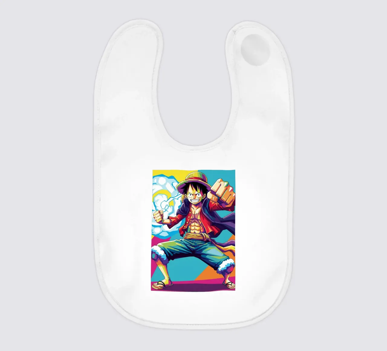 Monkey D Luffy - One Piece art (5) bavaglino da Hantamrata
