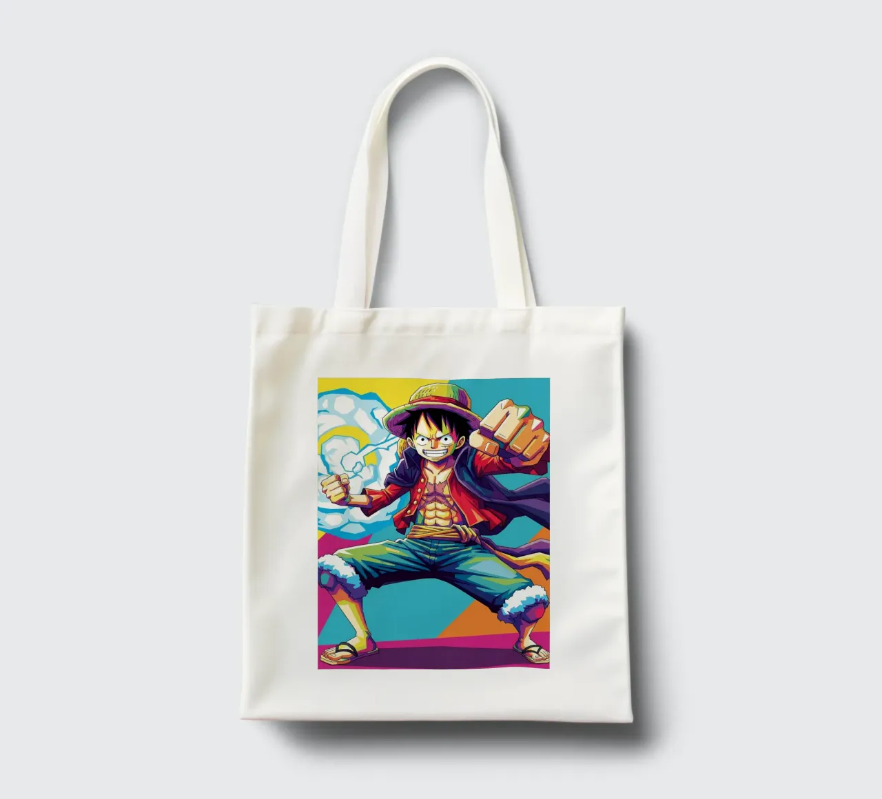 Monkey D Luffy - One Piece art (5) borsa in juta da Hantamrata