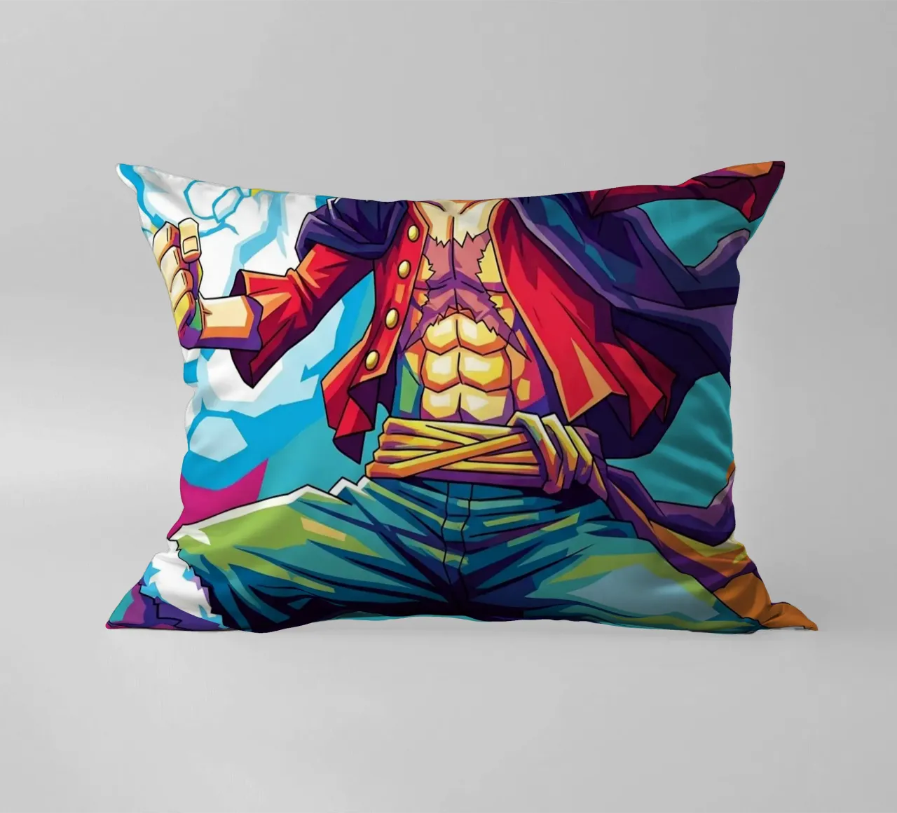 Monkey D Luffy - One Piece art (5) cuscino da Hantamrata