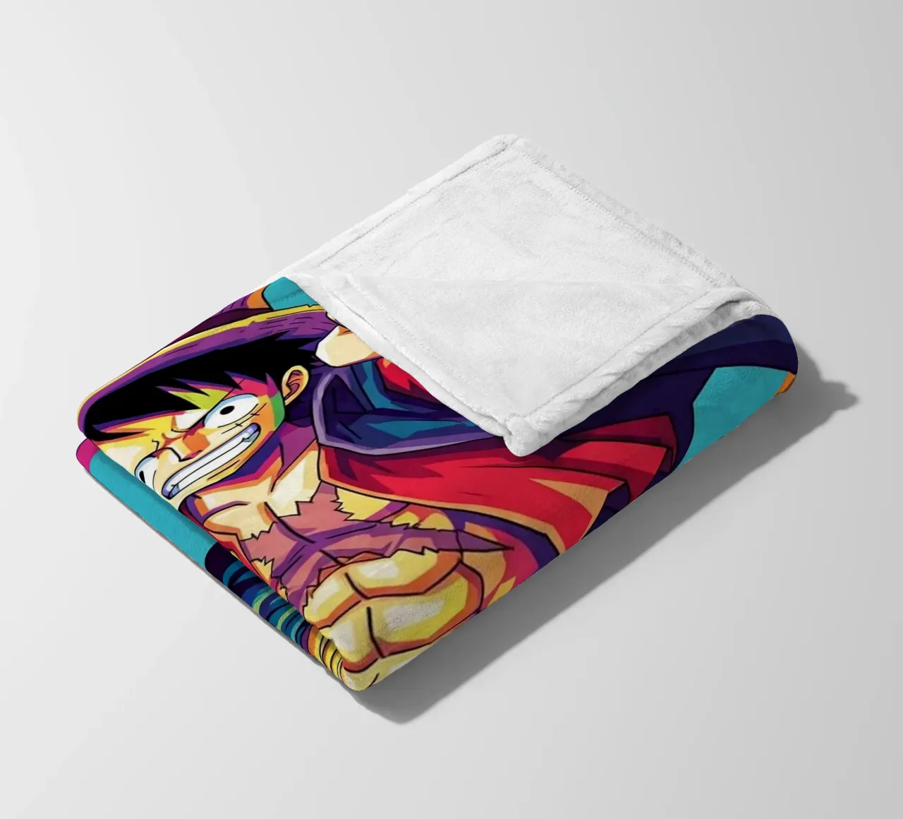 Monkey D Luffy - One Piece art (5) coperta in pile da Hantamrata