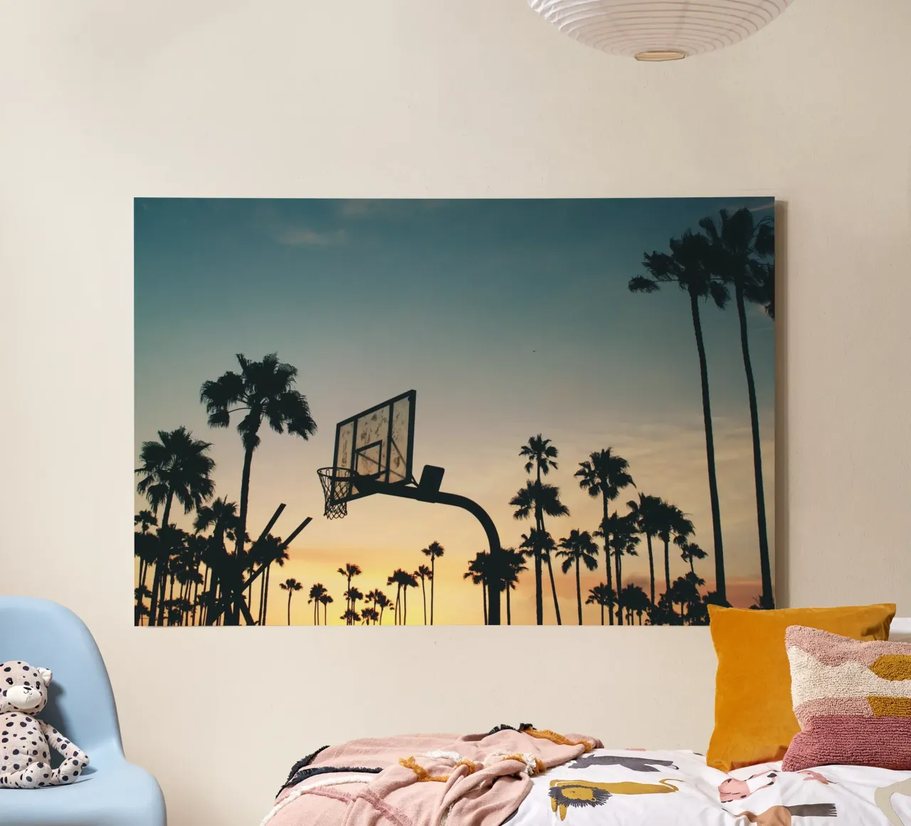Corte del Tramonto tela con Cornice a cassetta da StillVibe Home