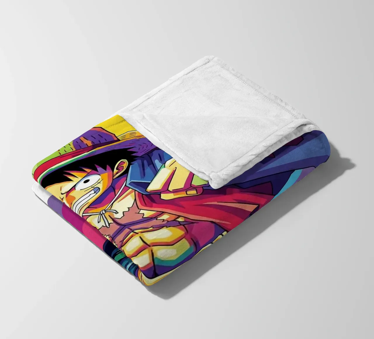 One Piece - Monkey D Luffy art (6) coperta in pile da Hantamrata