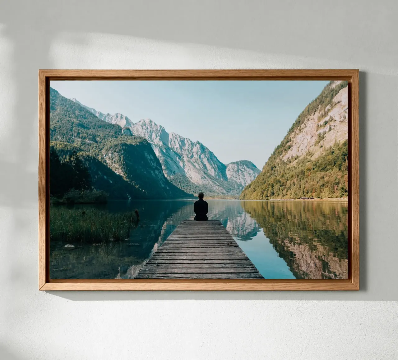 Stillness in the Fjord alu-dibond by Wanderlust Vibes