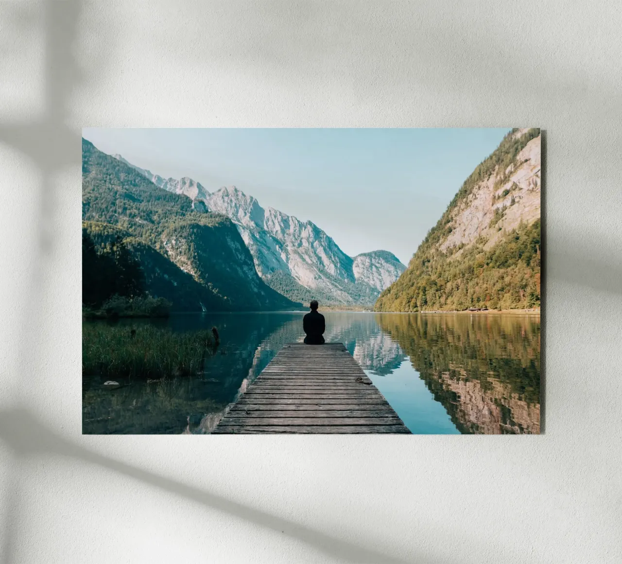 Stillness in the Fjord alu-dibond by Wanderlust Vibes