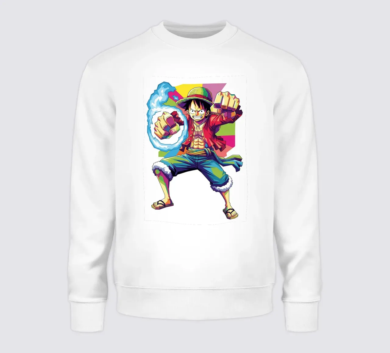 One Piece - Monkey D Luffy art (7) felpa da Hantamrata