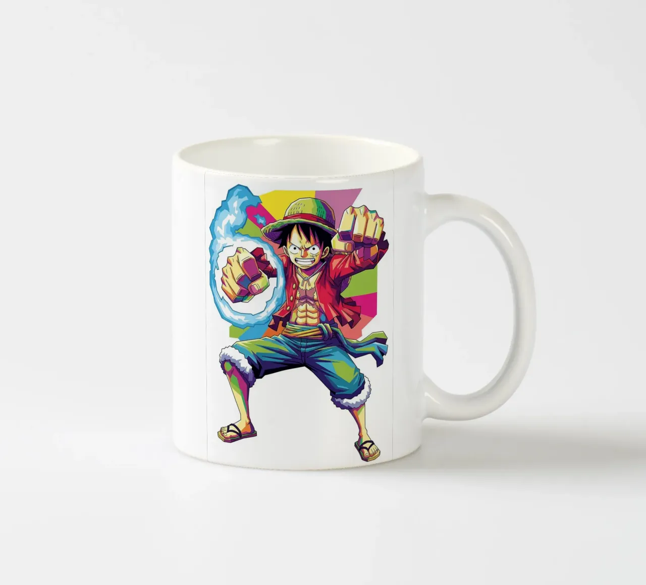 One Piece - Monkey D Luffy art (7) tazza in ceramica da Hantamrata