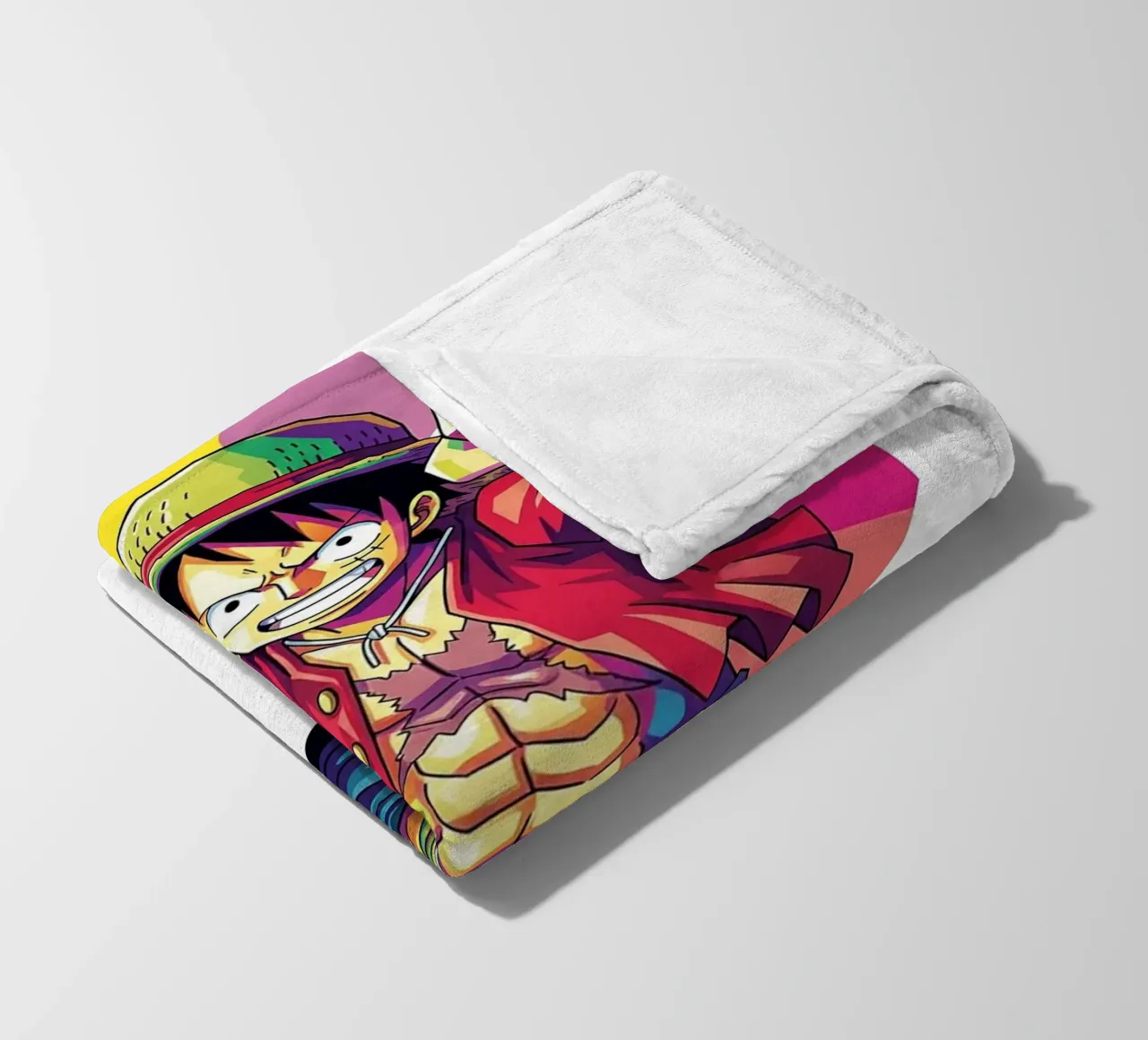 One Piece - Monkey D Luffy art (7) coperta in pile da Hantamrata