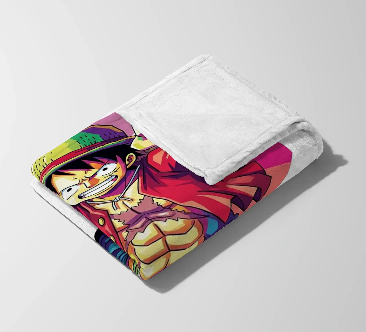 One Piece - Monkey D Luffy art (7) coperta in pile da Hantamrata