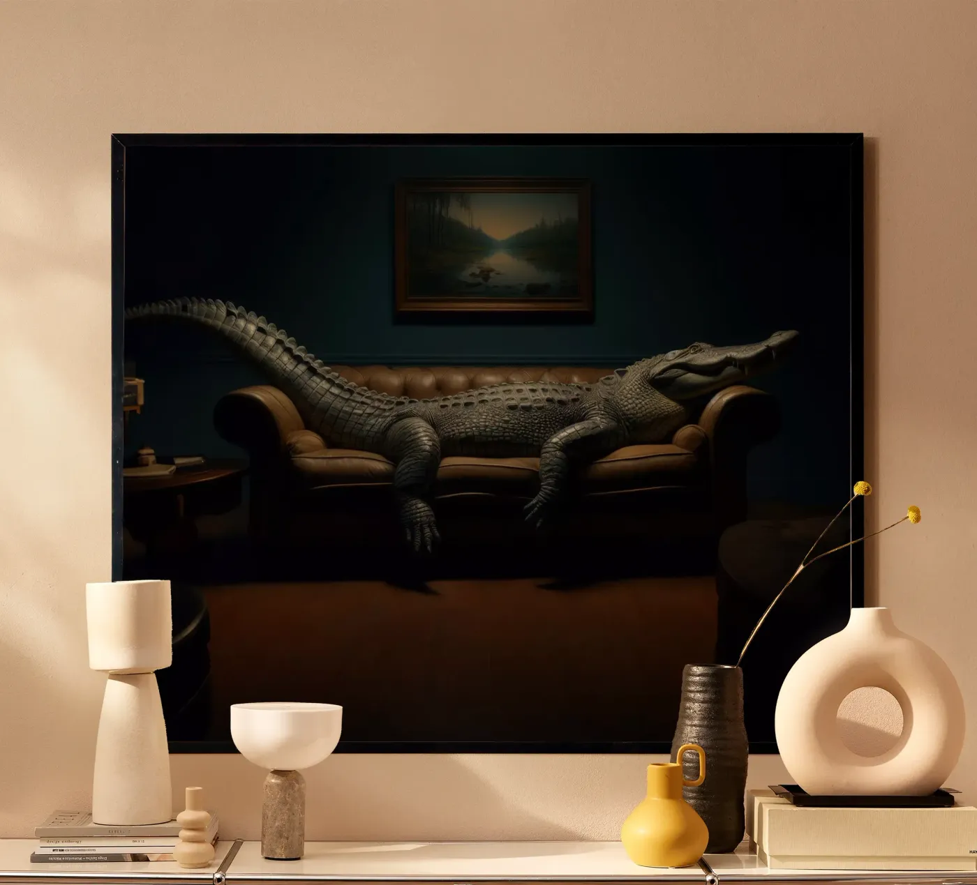 Therapy Poster von Art Unleashed