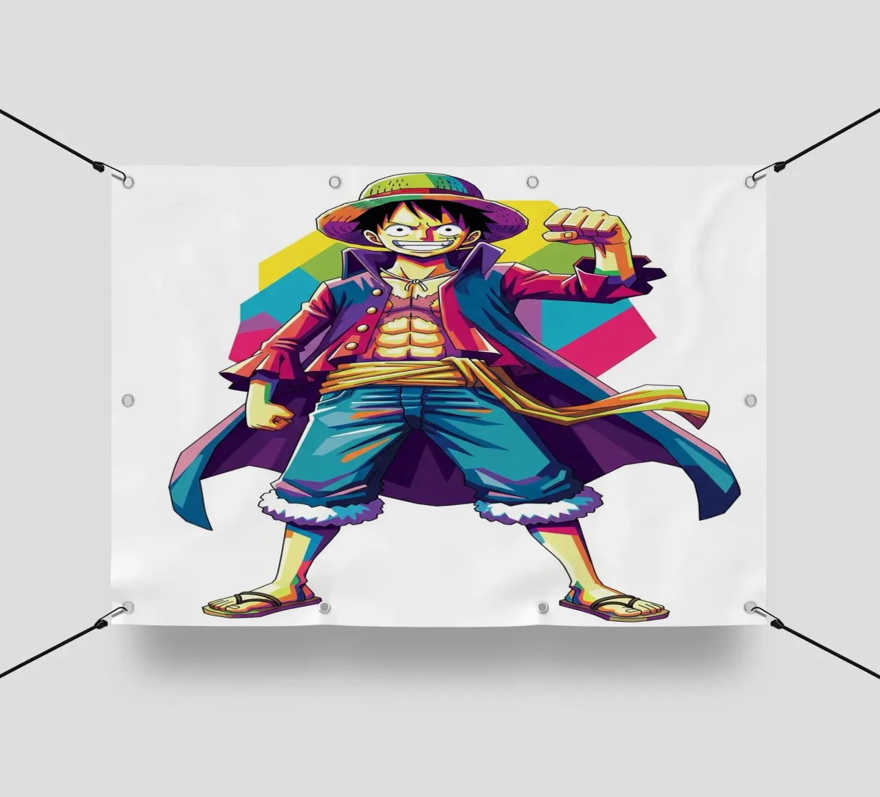 One Piece - Monkey D Luffy art (8) telo in pvc da Hantamrata