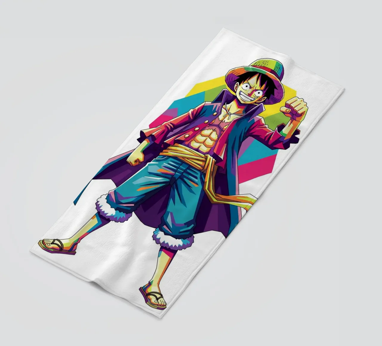 One Piece - Monkey D Luffy art (8) telo mare da Hantamrata