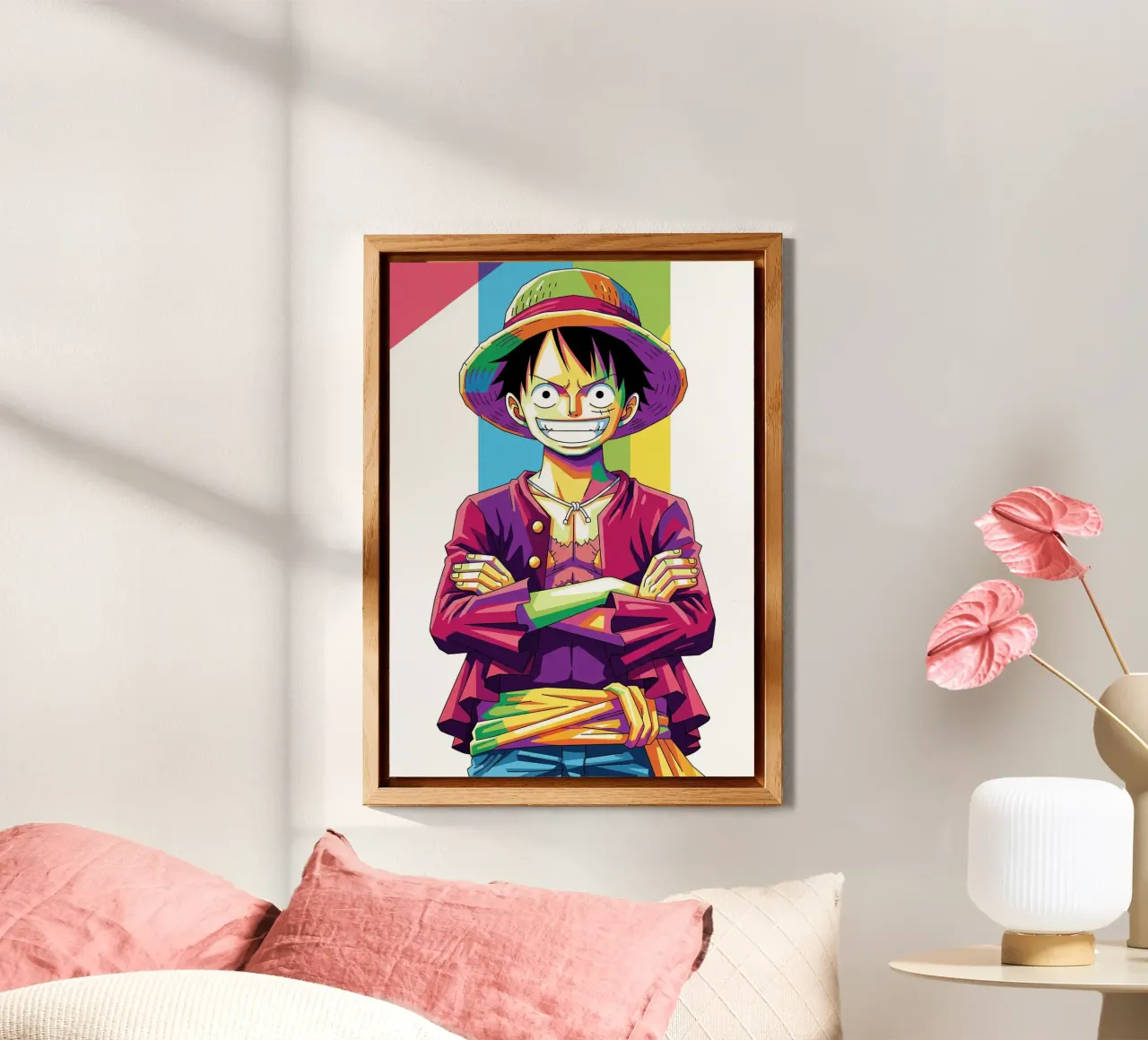 One Piece - Monkey D Luffy art (9) alluminio dibond da Hantamrata