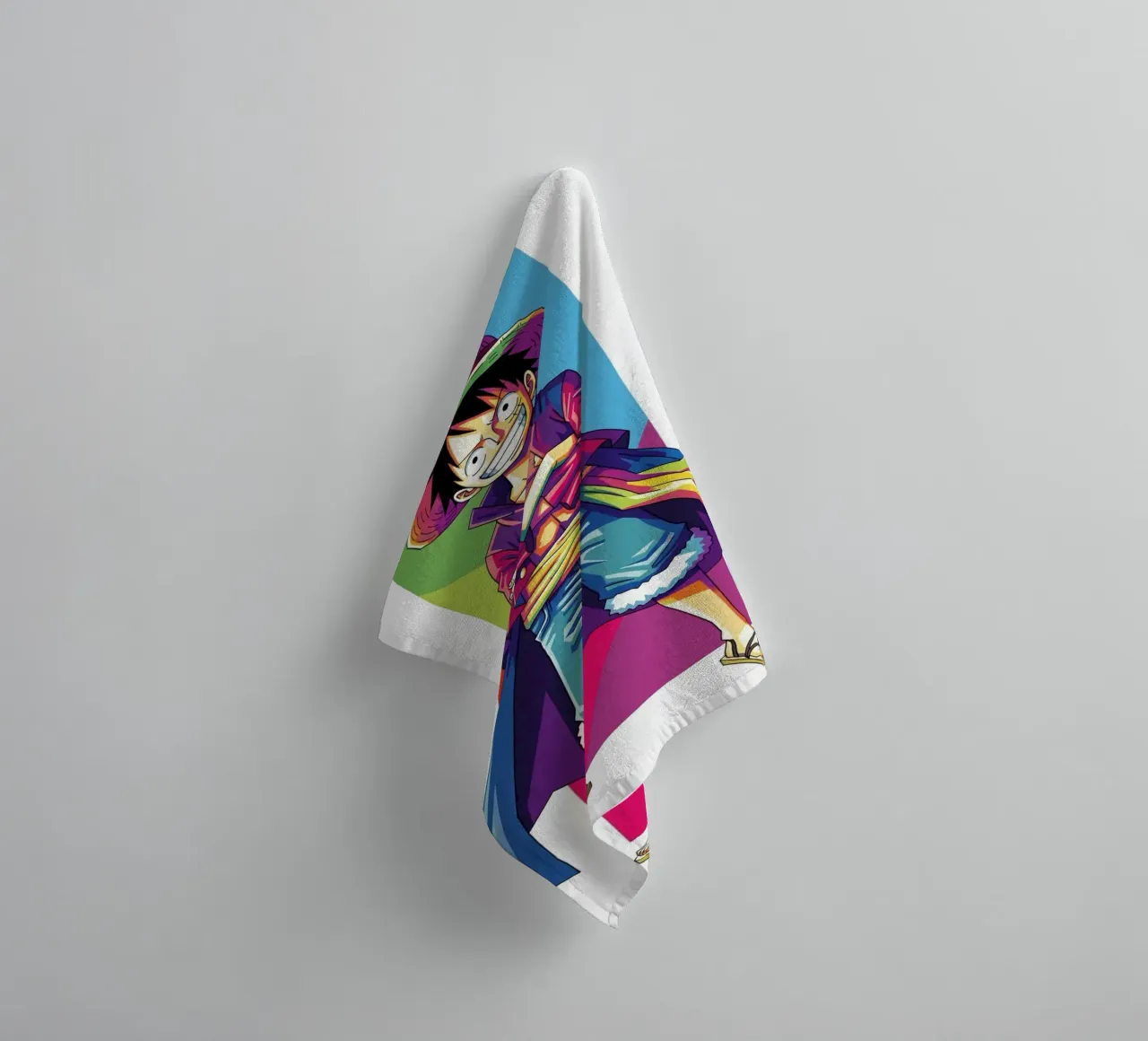 One Piece - Monkey D Luffy art (10) asciugamano da bagno da Hantamrata