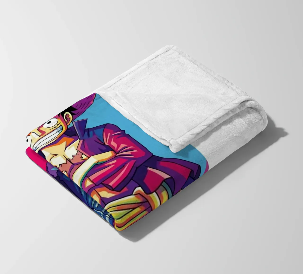 One Piece - Monkey D Luffy art (10) coperta in pile da Hantamrata